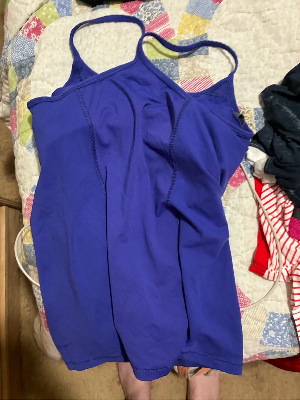 Nike Purple Strappy Camisole Tank